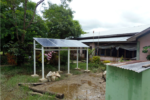 Installation of solar power equipment