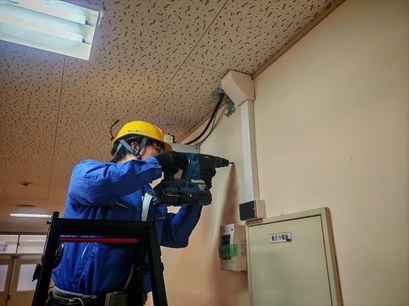 学校内電気工事