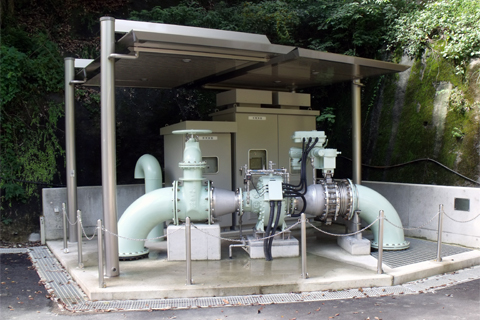 小水力発電機（140kW）の新設